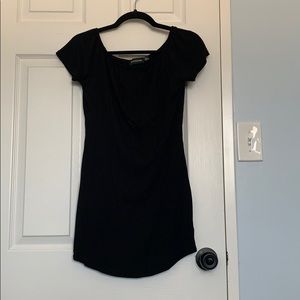 Black mini dress
